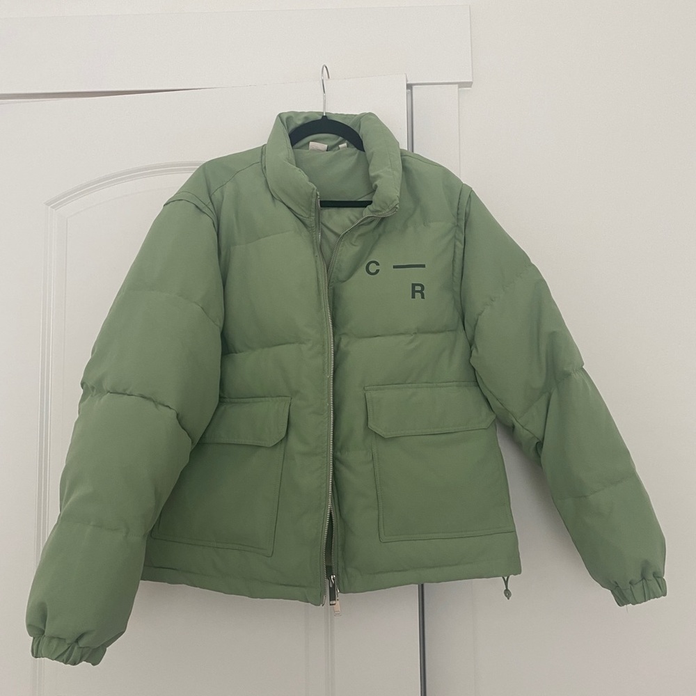 Green coat